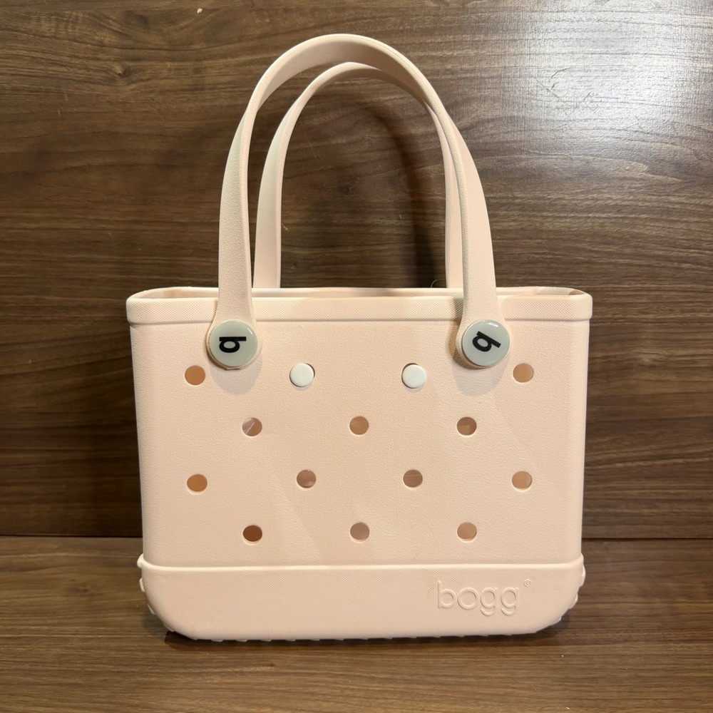Bogg Bag Baby Bogg Tote Women Small Peach Pink Good Washable Beach Bag
